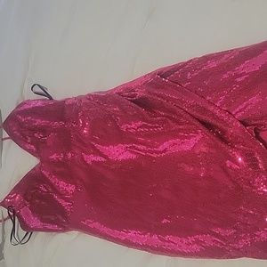 Pink sparkly dress